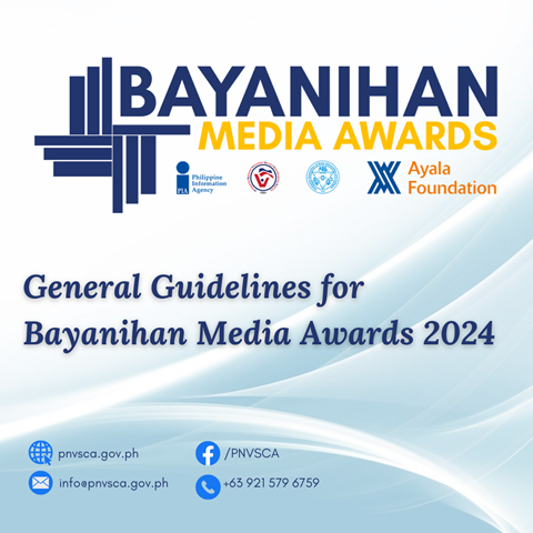 Nominate now for the Bayanihan Media Awards (BMA) 2024!
