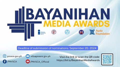 Nominations for the BAYANIHAN MEDIA Awards are officially OPEN!